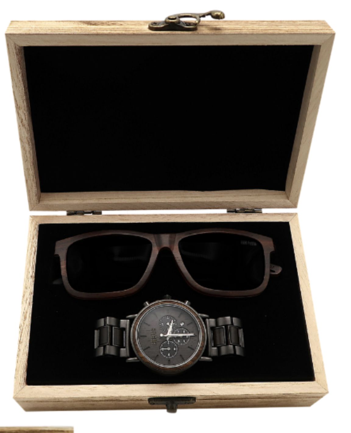 Wood Watch & Sunnies Gift Box